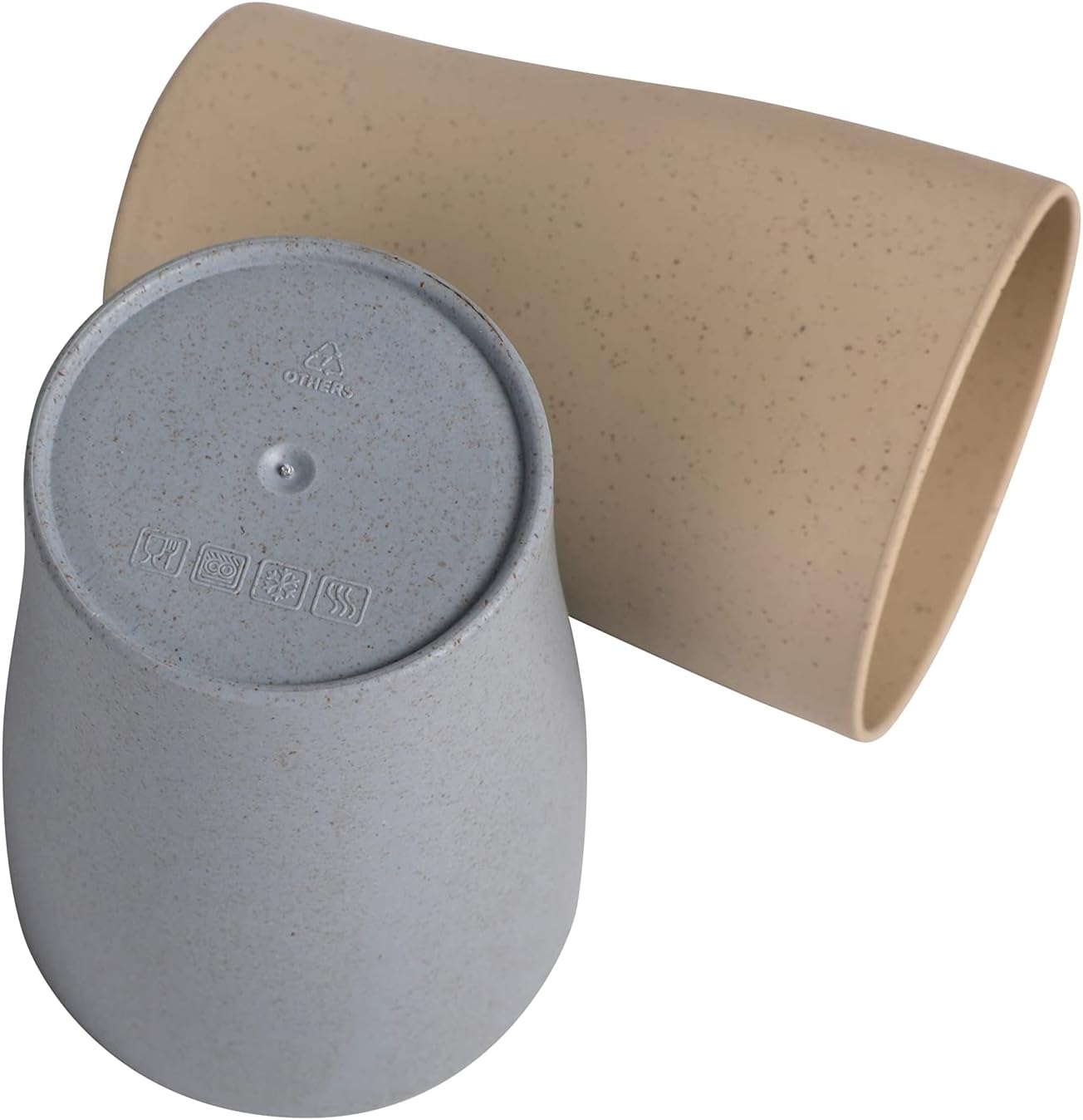 Plastic Drinking Cups 275ml (Set of 4, Assorted Colors) – Lightweight, Unbreakable, Dishwasher